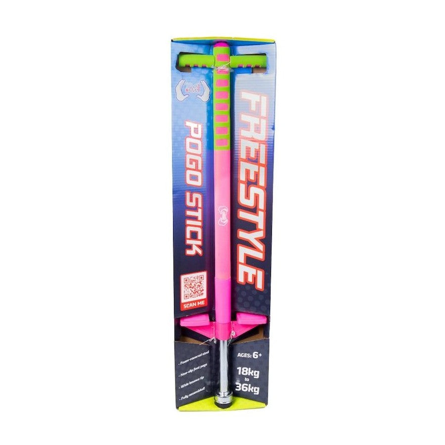 FREESTYLE POGO STICK PINK/GREEN