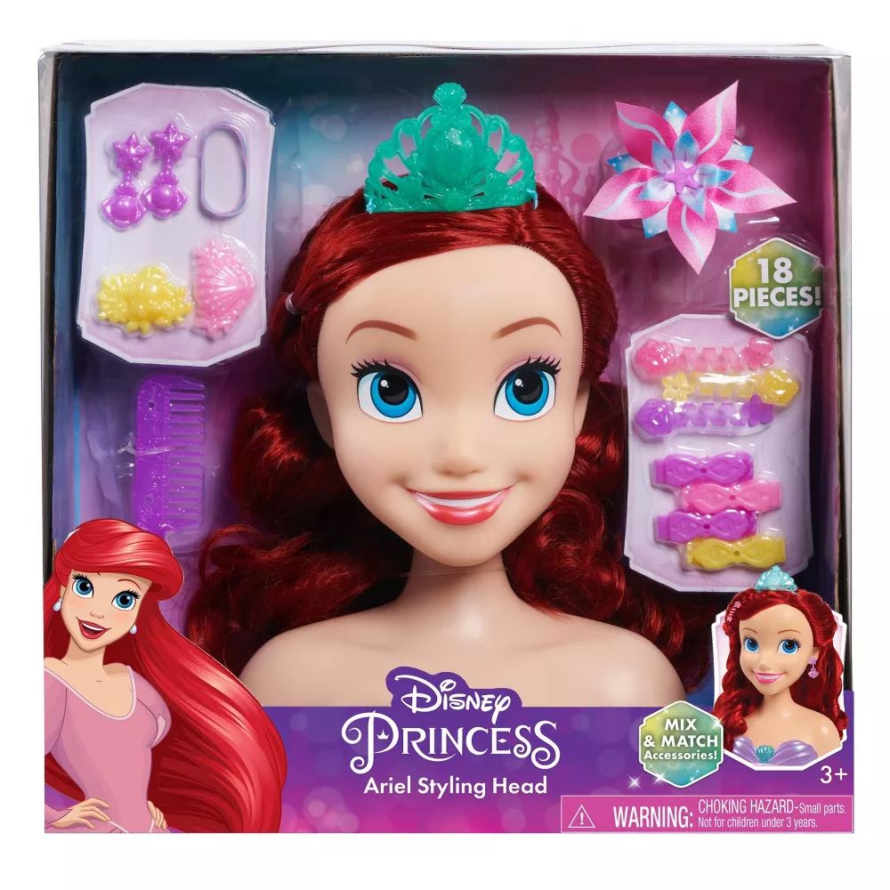 DISNEY PRINCESS ARIEL STYLING HEAD