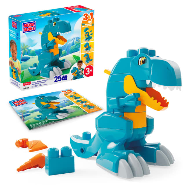 MEGA BLOKS BUILD & CHOMP DINO