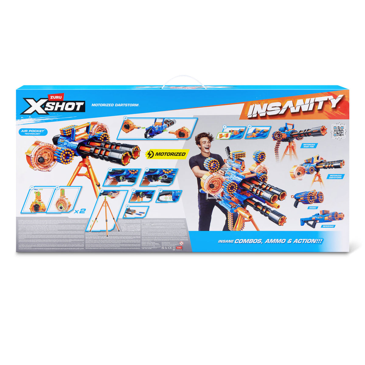 ZURU XSHOT INSANITY DARTSTORM W 200 DART