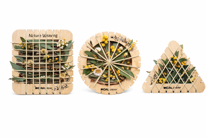 WOODEN WEAVING SHAPERS BUSH BLOOMS