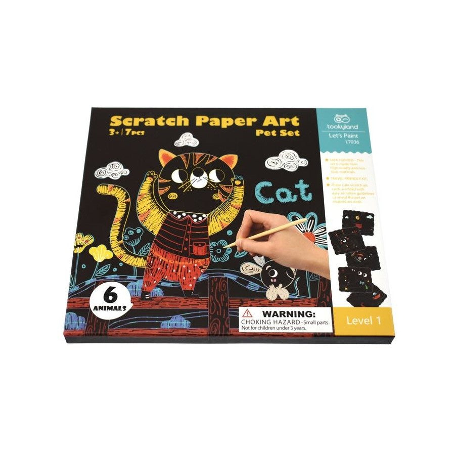 SCRATCH PAPER ART PET SET