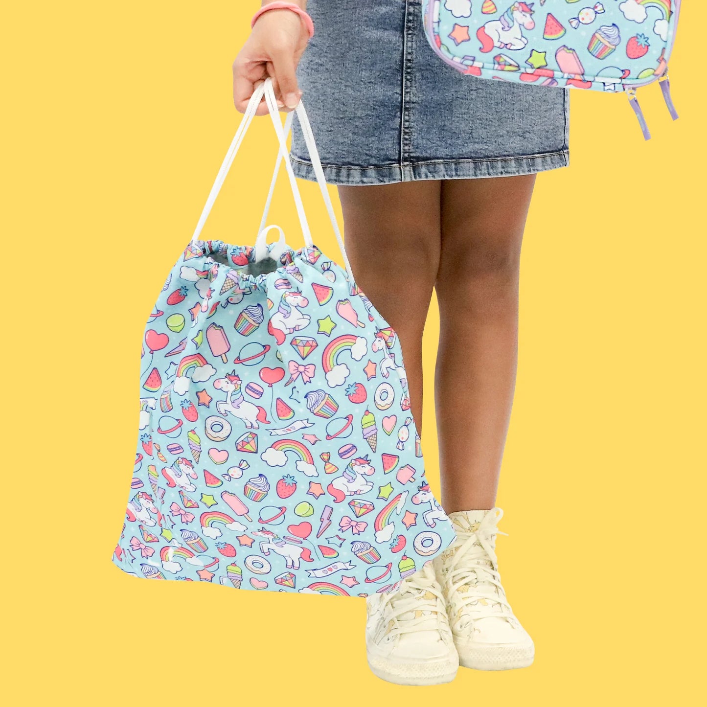 SPLOSH RAINBOW DRAWSTRING BAG