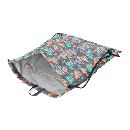 SPLOSH DINO SKATE DRAWSTRING BAG