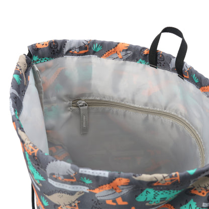 SPLOSH DINO SKATE DRAWSTRING BAG