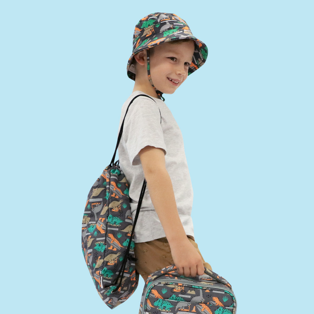 SPLOSH DINO SKATE DRAWSTRING BAG