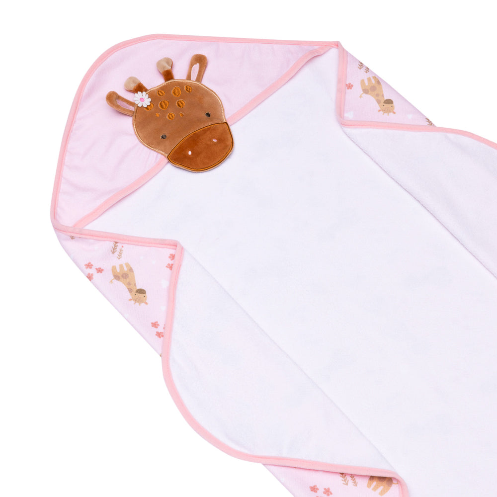 SPLOSH BABY GIRAFFE HOODED TOWEL