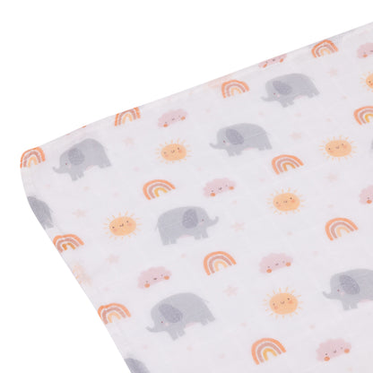 Splosh Baby Elephant Muslin Wrap