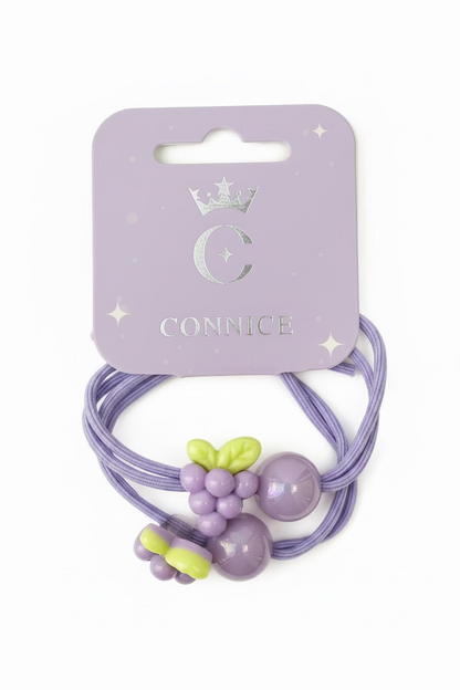 C/NICE HC02404 2PC STRAWBERRY HAIR TIE