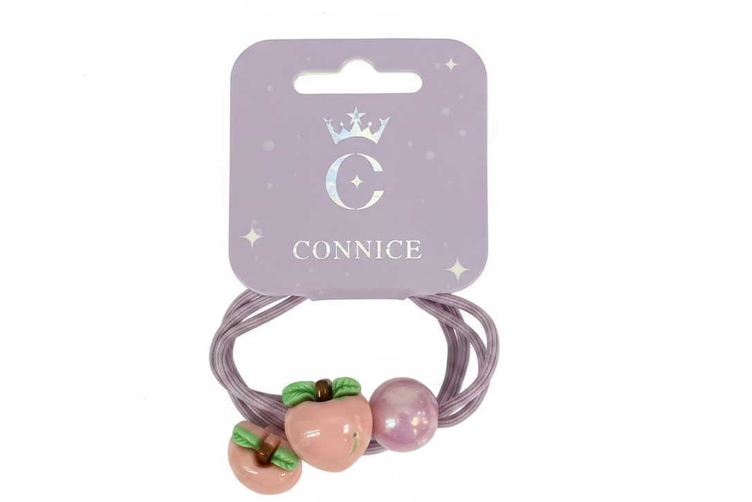 C/NICE HC02404 2PC STRAWBERRY HAIR TIE