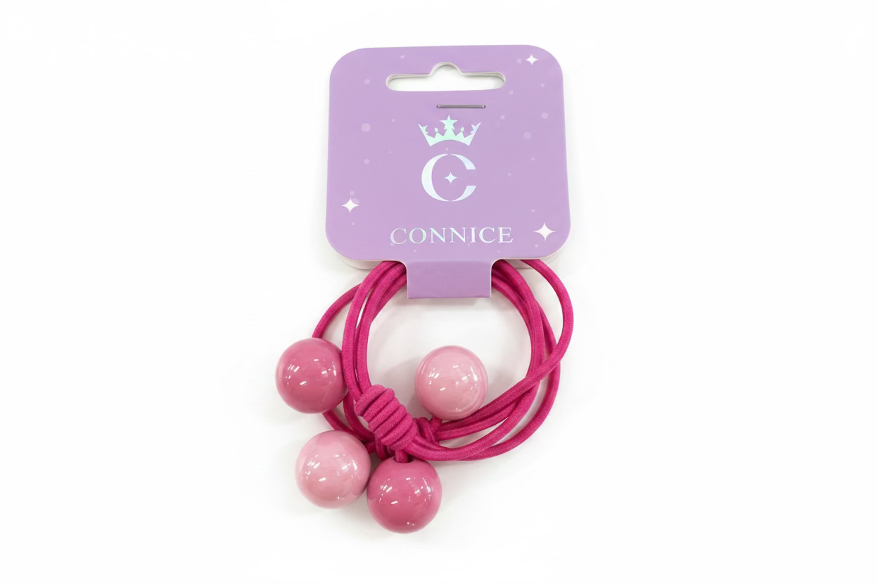 C/NICE HC09892 2PC BALL HAIR TIES