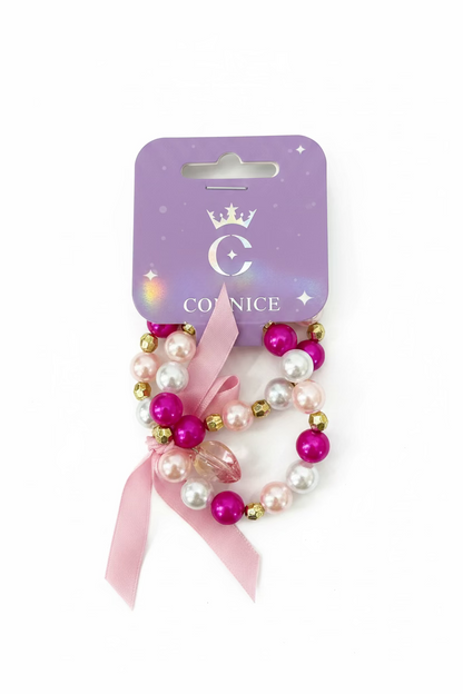 C/NICE HC10133 BOW BRACELET SET