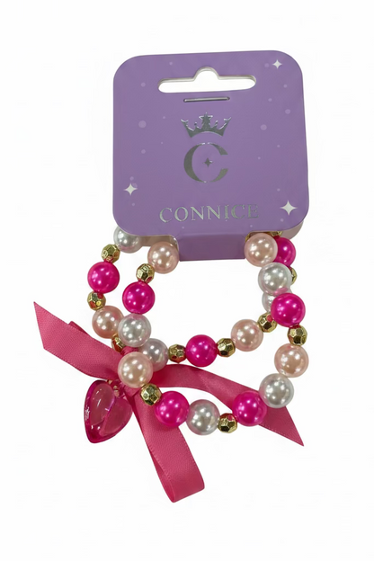 C/NICE HC10133 BOW BRACELET SET
