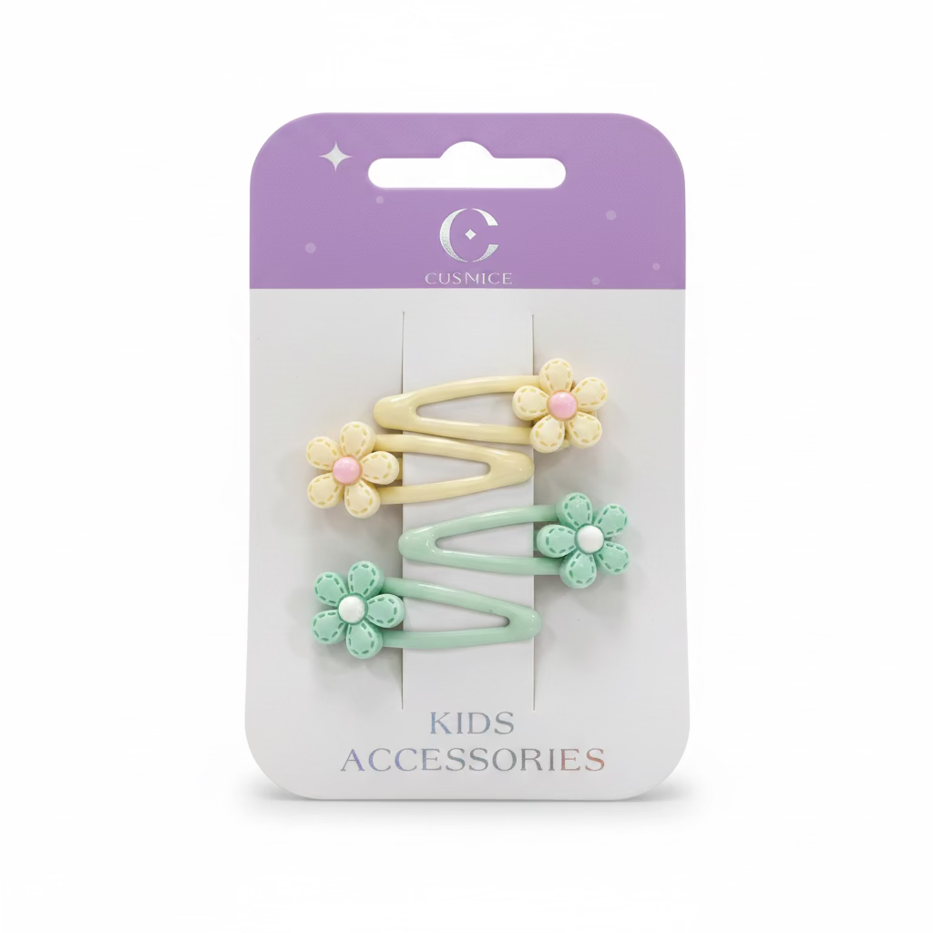 C/NICE HC08642 FLOWER SNAP CLIPS