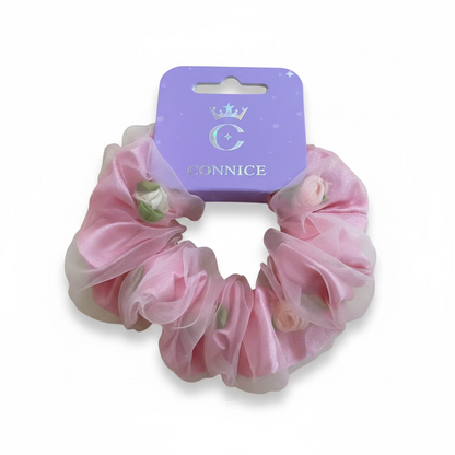 C/NICE HC13844 ROSE SCRUNCHIE AST