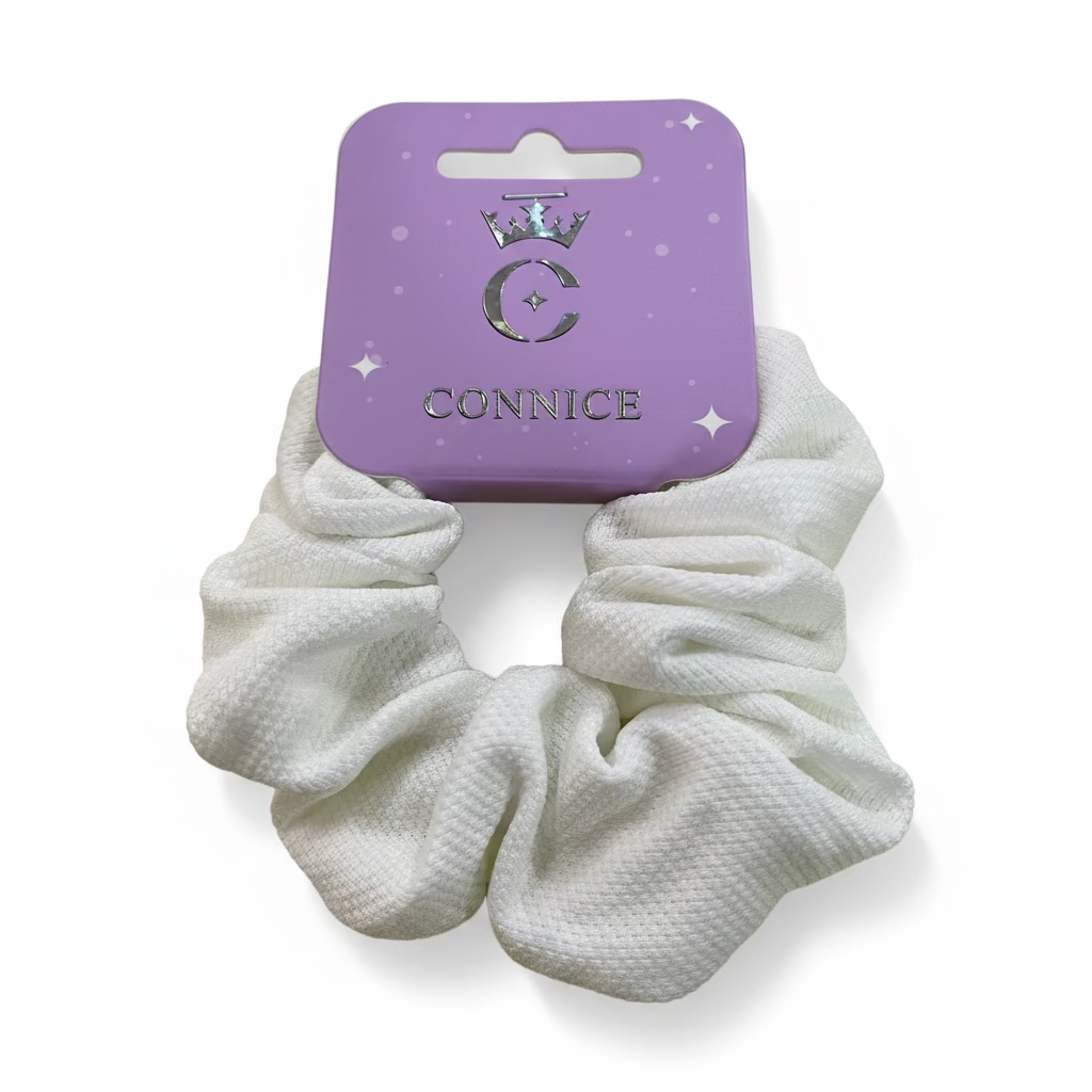 C/NICE HC11116 WAFFLE TEXTURE SCRUNCHIES