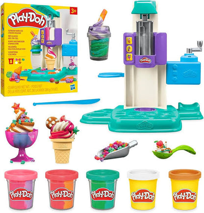 P/DOH RAINBOW SWIRL ICE CREAM PLAYSET