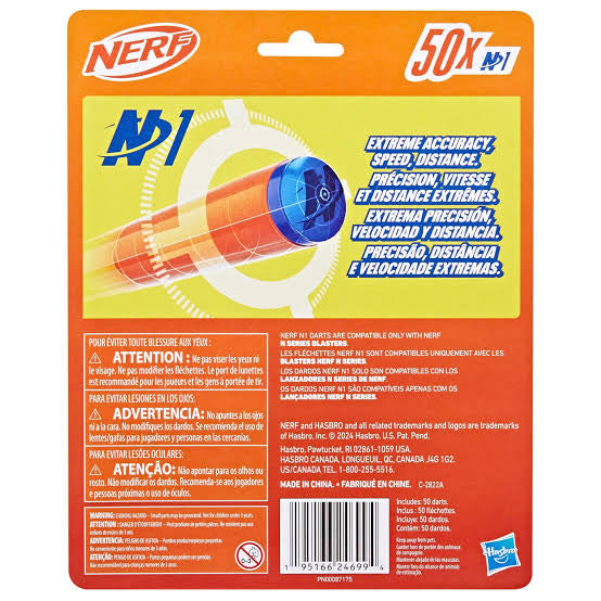 NERF N1 REFILL DARTS 50PK