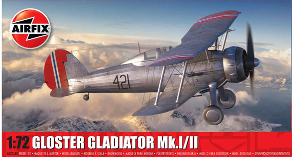 AIRFIX 1:72 GLOSTER GLADIATOR MK.I/II B