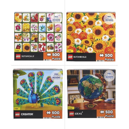 PUZZLE 500PC LEGO AST PUZZLES