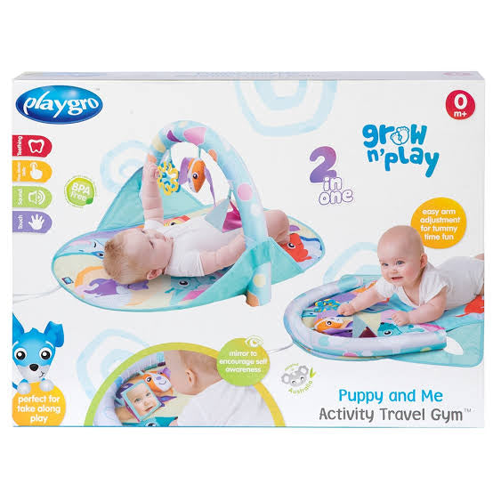 PLAYGRO PUPPYAND ME TRAVEL GYM