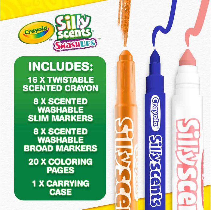 CRAYOLA SILLY SCENTS MINI INSPIRE CASE