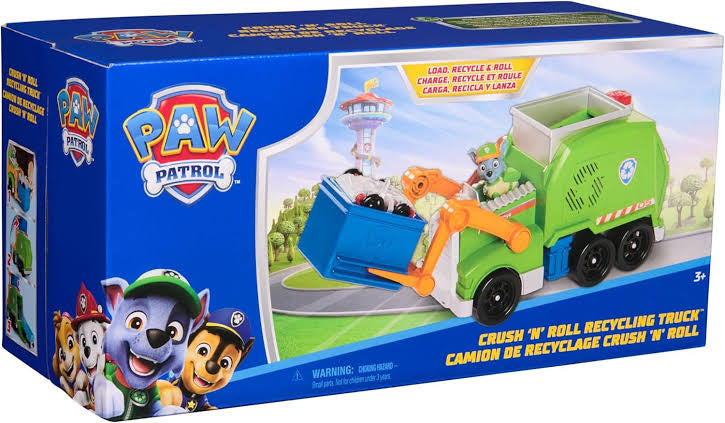 PAW PATROL CRUSH N ROLL RECYCLING TRUCK