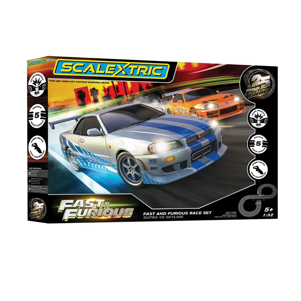 SCALEXTRIC F&F 25 YEARS SLOT CAR SET