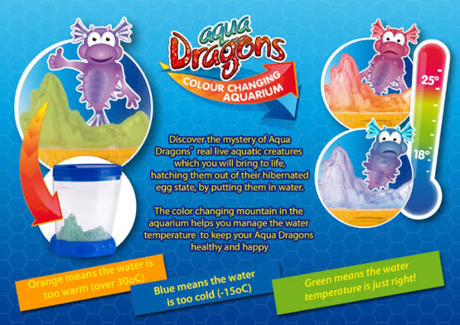 AQUA DRAGONS COLOR CHANGE UNDERWATER WOR