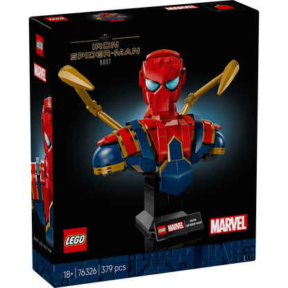LEGO 76326 S/H IRON SPIDER-MAN BUST