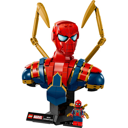LEGO 76326 S/H IRON SPIDER-MAN BUST