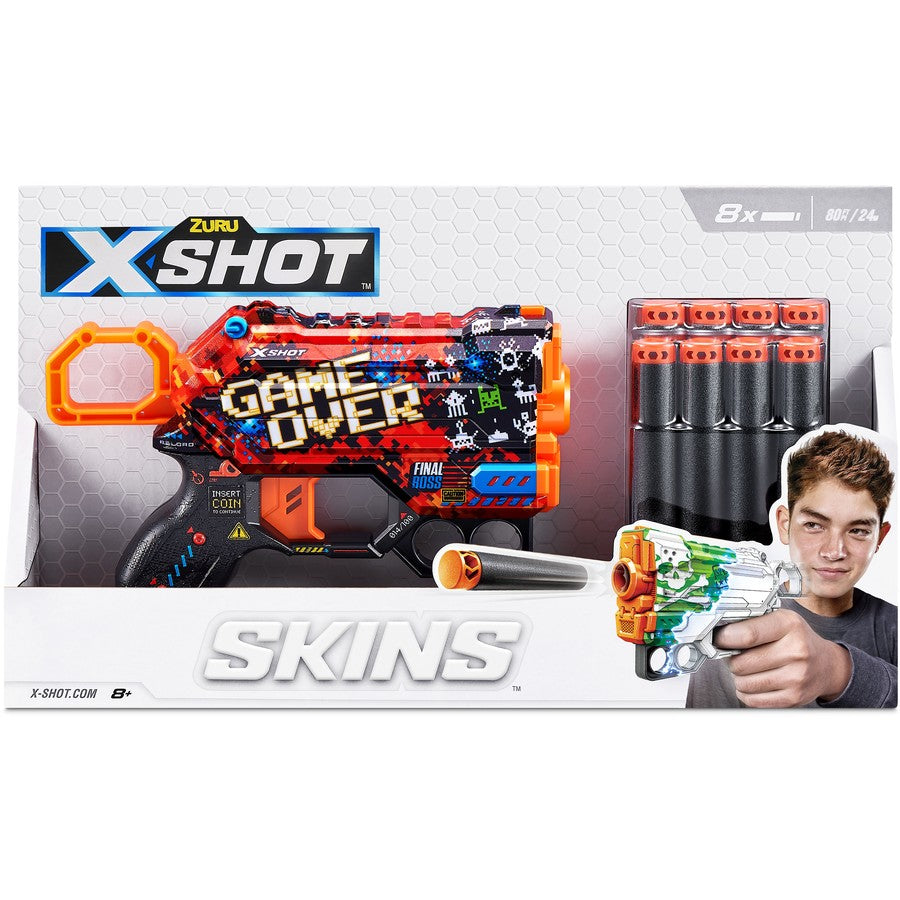 ZURU XSHOT SKINS MENACE W 8 DARTS