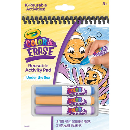 CRAYOLA COL N ERASE UNDER THE SEA