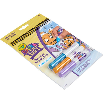 CRAYOLA COL N ERASE UNDER THE SEA