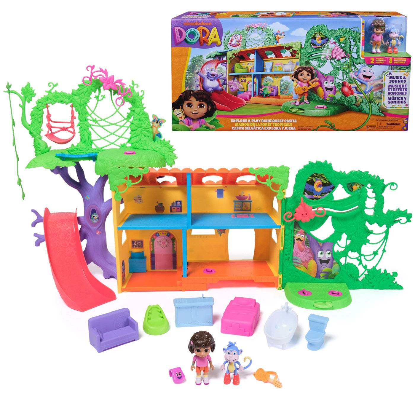DORA DTE RAINFOREST CASITA PLAYSET