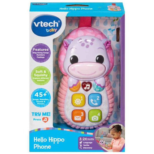 Vtech Hello Hippo Phone Pink