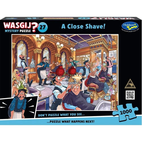 PUZZLE 1000PC WASGIJ #27 MYST CLOSE SHAV