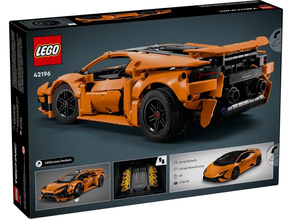 LEGO 42196 LAMBORGHINI HURACAN ORANGE