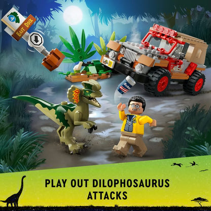 Lego 76958 Jw Dilophosaurus Ambush