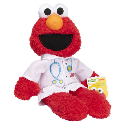 SS TAKE ALONG DOCTOR ELMO PLUSH 33CM