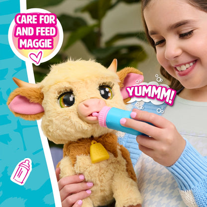 FRR FUR REAL MAGGIE FEED & FOLLOW COW