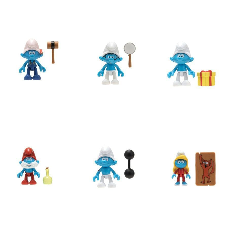 SMURF 3" MYSTERY MUSHROOM HOUSE AST