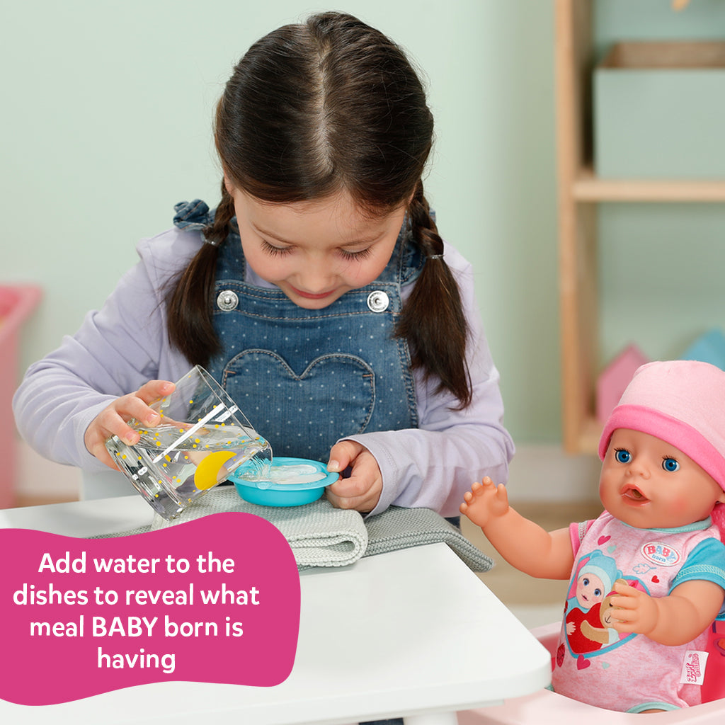 BB BABY BORN MEAL SET