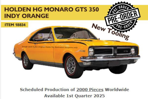 1:18 HOLDEN HG MONARO GTS 350 INDY ORANG