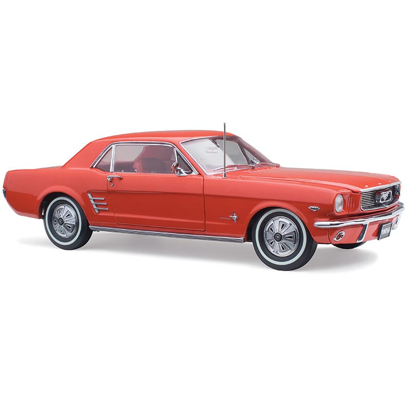 1:18 1966 Pony Mustang Signal Flare Red