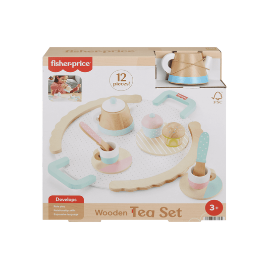 F/P WOODEN TEA SET