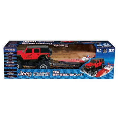 R/C RUSCO JEEP WRANGLER & BOAT SET
