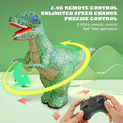 INFLATING 90CM DINOSAUR R/C