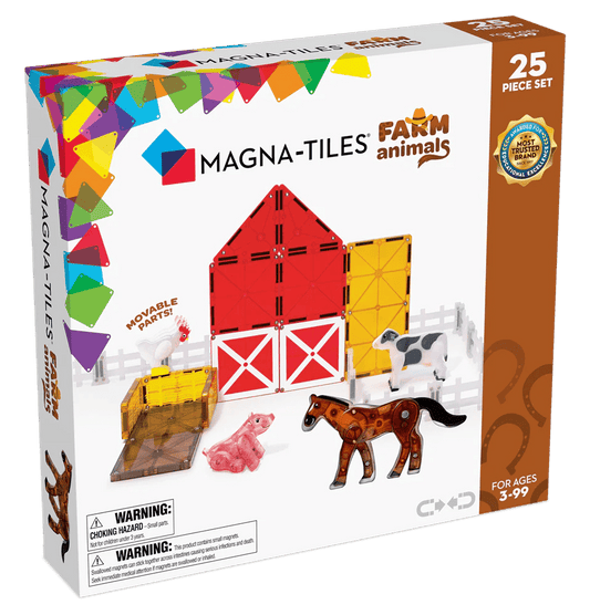 MAGNA TILES FARM ANIMALS 25P