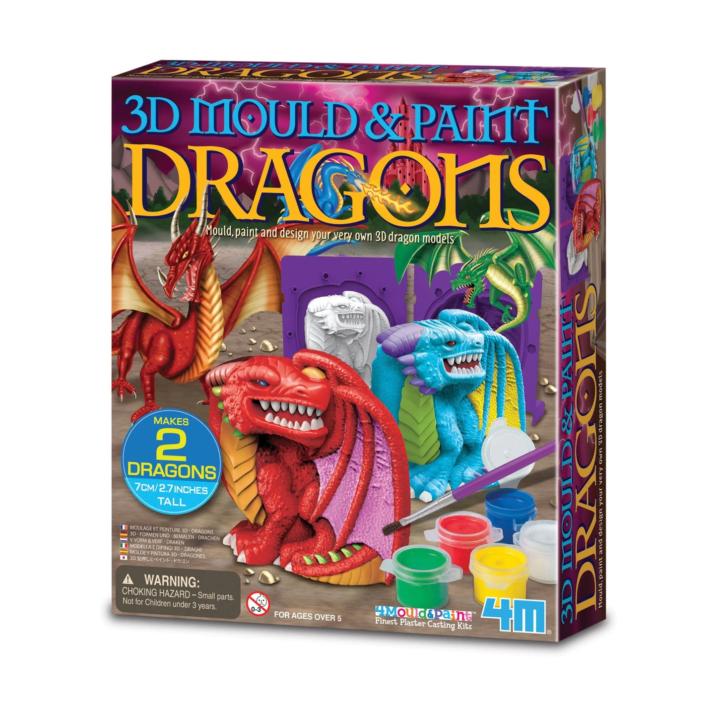 4M Mould & Paint 3D Dragons